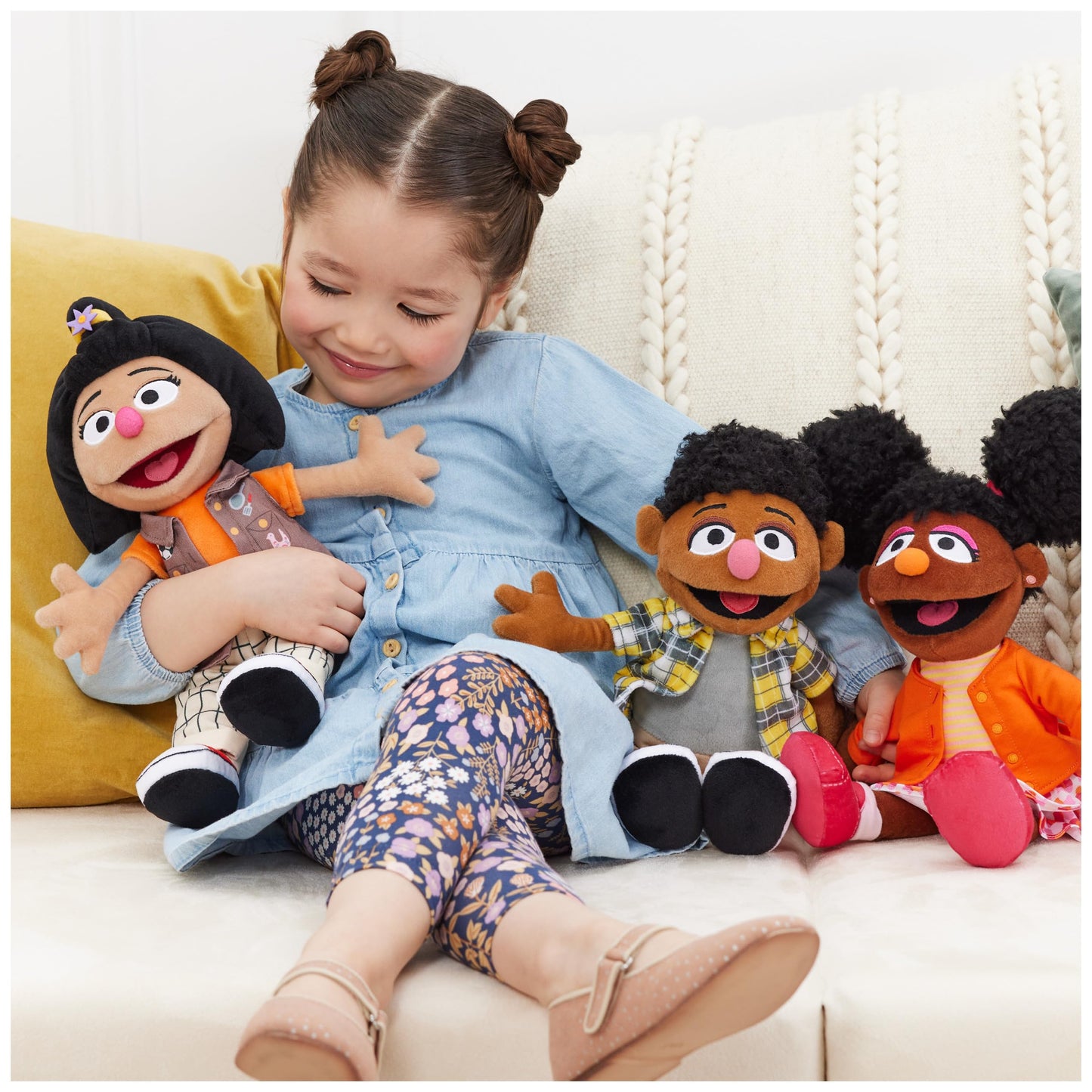 Gund Sesame Street Official Ji-Young Plush, Premium Plush Doll For Ages 1 & Up, 13