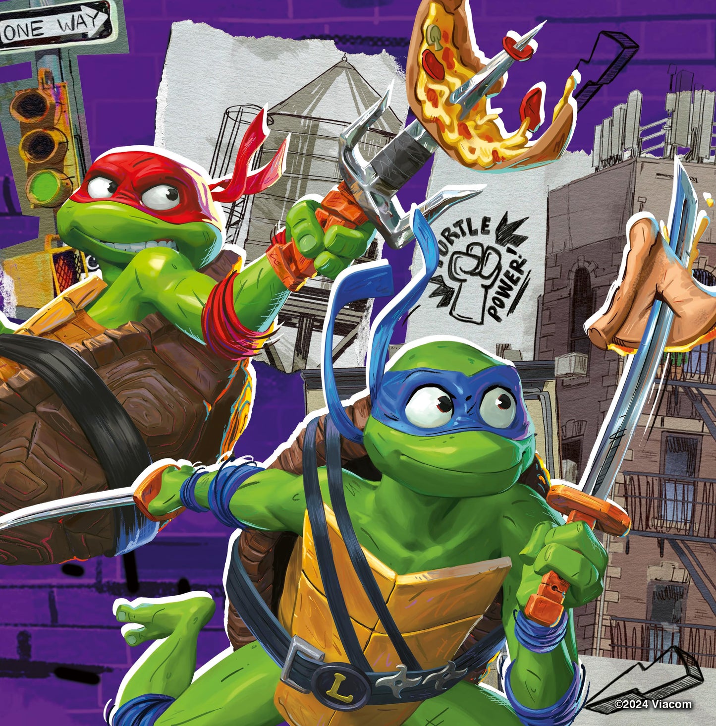 Ravensburger - Teenage Mutant Ninja Turtles Puzzle, Children'S Puzzle, 3 Puzzles Of 49 Pieces, Puzzle For Children +5 Years, Puz