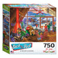 Roseart - Back To The Past - Ski Lodge - 750 Piece Jigsaw Puzzle For Adults