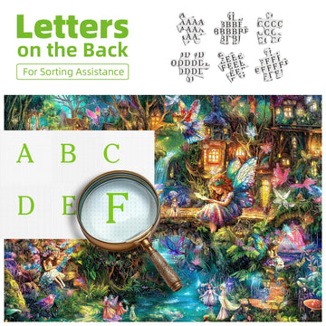Blueforest - Fantasy Elf World - 1000 Piece Jigsaw Puzzle For Adults Challenging Funny Family Puzzle Perfect For Game Nights Fin