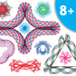 Spirograph Super 50th Anniversary Set -Arts and Crafts, Kids Toys, Art Supplies, Craft Supplies, Drawing Kit, Spiral Art, Classi