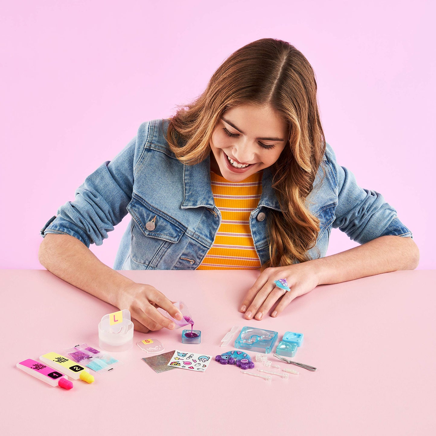 Jelli Rez Sweets Jewelry Pack - Quick & Easy DIY Resin Inspired Craft Activity Kit for Kids Ages 7 & Up, Multicolor (10876)