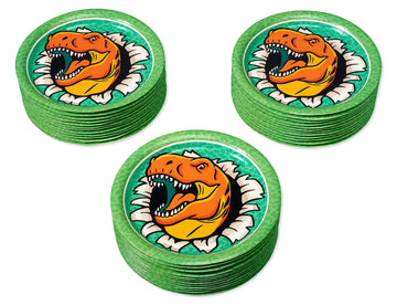 American Greetings Dinosaur Birthday Party Supplies, Dinner Plates (36-Count)