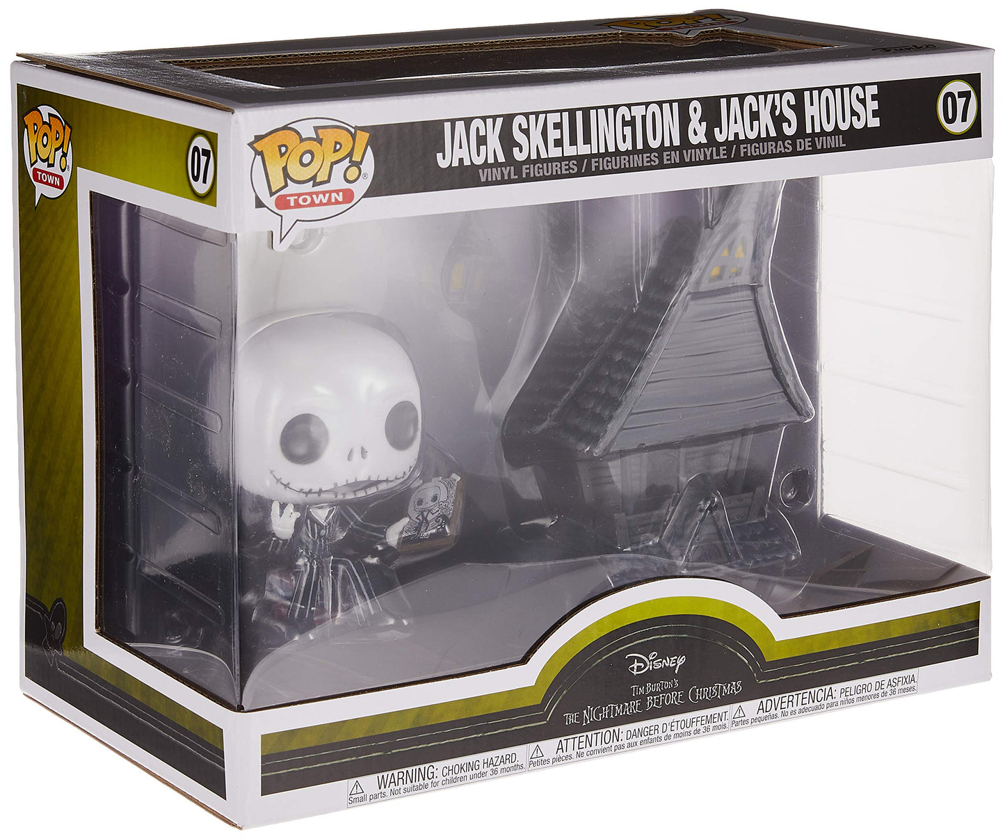 Funko 42599 Pop. Vinyl: Town: Nightmare Before Christmas Jack'S House W Collectible Figure, Multicolour, Us One-Size