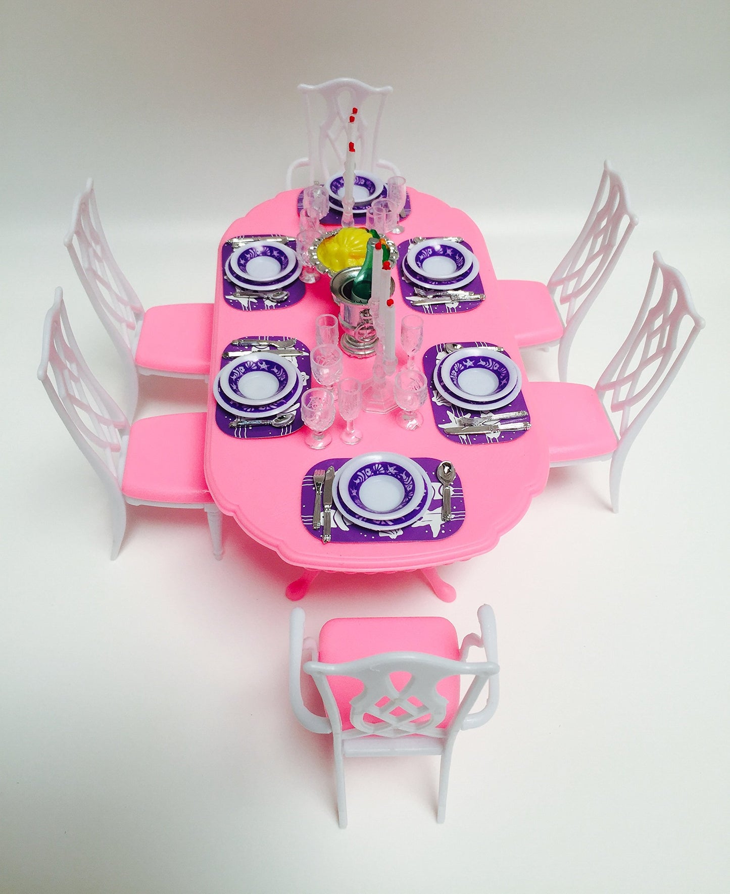 My Fancy Life Dollhouse Furniture - Dining Room Play Set