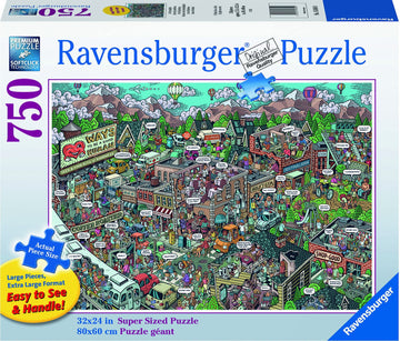 Ravensburger Acts Of Kindness Jigsaw Puzzle | 750 Large Format Pieces | Unique Softclick Technology | Vibrant, Glare-Free Imagery | Great Gift For Kids And Adults