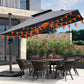 Consummate 100ft Orange Pennant Banners - 60PCS Plastic Triangle Flags for Parties, Grand Openings, Kids' Birthdays