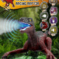 Eulogia Dinosaur Toy, Rc Dinosaur Car With 2-In-1 Remote, Gesture-Sensing Forward Backward Dino, Features Spray & Sounds & Light