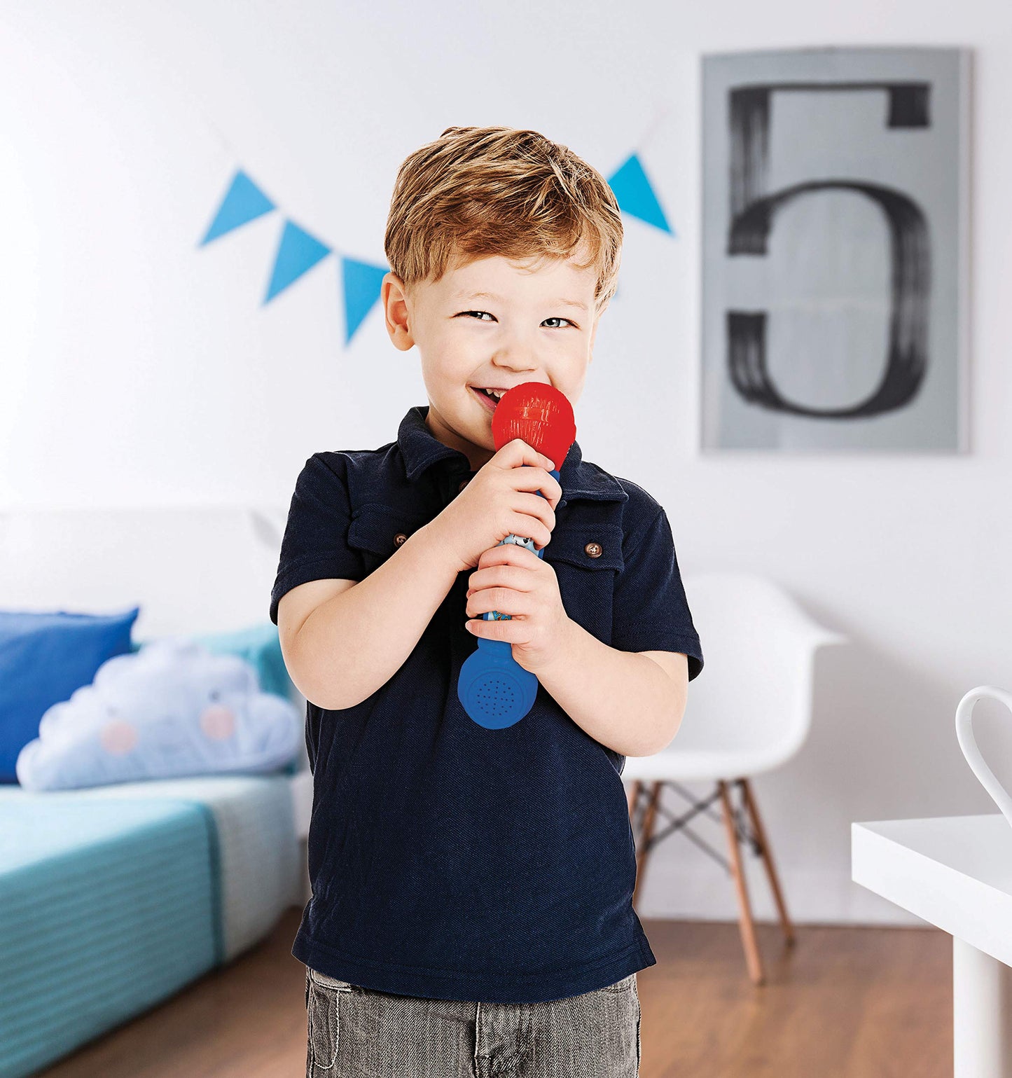 LEXIBOOK, Paw Patrol Age 3+, Microphone for Children, Musical Toy Game, Built-in Speaker, Light Effects, Demo melodies Included,