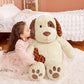 Ikasa Giant Dog Labrador Stuffed Animal Plush Toys,Puppy Soft Toy Large Cute Huge Jumbo Big Size Plushie,Gifts For Kids (30 Inches, Light Brown)