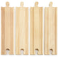 Conductor Carl Wood Train Track Expansion Packs Compatible with Most Train Tracks 6'' Straight Tracks -1 Count (Pack of 4)