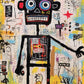 Cross & Glory - Neon Robot Rhapsody - 1000 Piece Jigsaw Puzzle for mature-themeds | Abstract Neo-Expressionism Art | Luminous Yellow Highlights | enhanced Quality | Vibrant Colors
