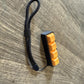 Four-Button Clicky Mechanical Switch Fidget Toy | Stim Toy, Stress Relief, Adhd (Black Base, Orange Keycaps)