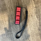 Zkeebs Four-Button Clicky Mechanical Switch Fidget Toy - Plastic, Red Keycaps, Black Base, Stress Relief, ADHD Stim Toy