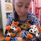 Plushland Halloween Pawpals 8 Inches Puppy Dog Plush Stuffed Toy Comes With Hat And Halloween Jack O Lantern - Pumpkin For Kids On This Holiday (Beagle)