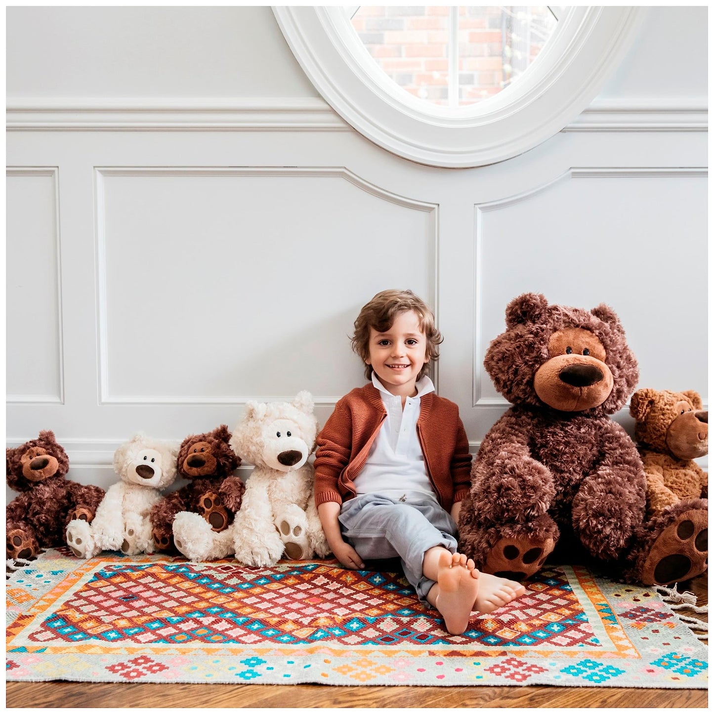 GUND Philbin Classic Teddy Bear, Beige, 12", Premium Stuffed Animal for Ages 1+, High Quality Materials, Model 6052811