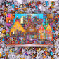 Bgraamiens Puzzle-City Street-1000 Pieces Creative Colorful City Street View Jigsaw Puzzle Color Challenge Puzzle
