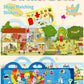 Benresive Reusable Sticker Books For Kids 2-4, Sticker Books For Toddlers 1-3, Toddler Sticker Book Age 2-4, Toddler Travel Toys Activities Crafts Gifts - America Map, Fairy, My House