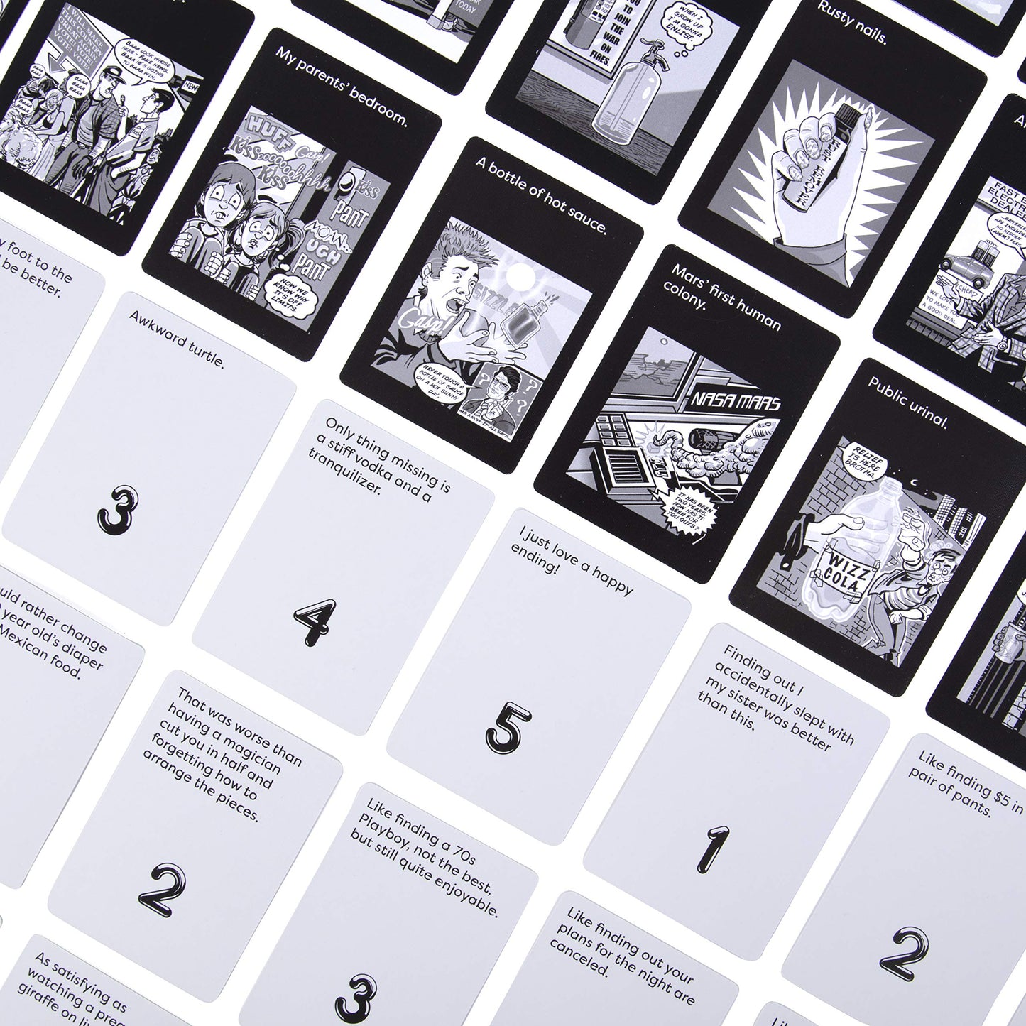 Late Night Stories mature-themed Party Game- Can You Weave a Story w/ The Cards Given to You? 250 Original Art Cards  3-8 Players  Tell Your Tale & Earn the Best (or Worst) Votes  Fun Colleges 18+  Xmas Gift