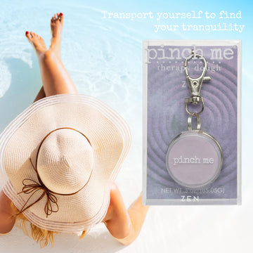 Pinch Me Therapy Dough Locket Combo - Holistic Aromatherapy Stress Relieving Putty - .3Oz Clip-On Locket Scent + 3Oz Dough Zen