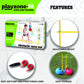 B4 Adventure Playzone-Fit Obstacle Course Race Set - Perfect For Indoor & Outdoor Active Play Every Day, Easy Setup & Endless Course Layouts