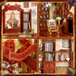 Criolpo Book Nook Kit - Diy Dollhouse Booknook, Book Nook Miniature Kit For Bookshelf Insert Decor Crafts For Adults Teen Hallow