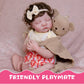 Ekokiz Reborn Baby Dolls 17-Inch Realistic Newborn Baby Doll Full Body Vinyl Sleeping Real Life Baby Dolls With Clothes And Toy