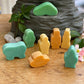 Little Lands  Fantasy Figures, Set of 8 Stone Figures