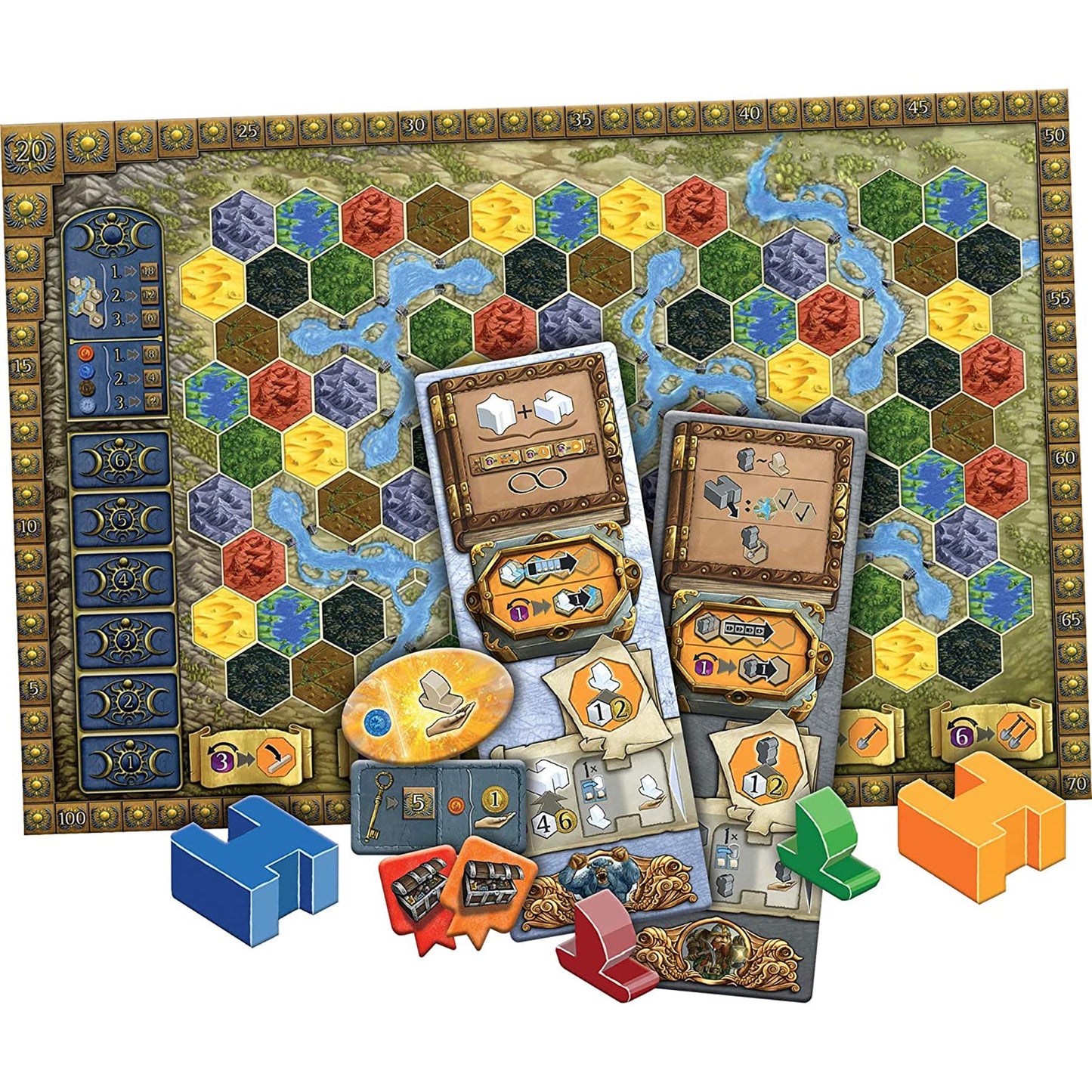 Capstone Games: Terra Mystica: Merchants Of The Seas Strategy Board Game Expansion, 2-5 Players, Ages 14+, 120 Minute Game Play