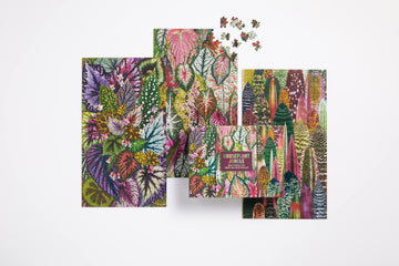 Galison Houseplant Jungle Multi Puzzle Set From Galison - Includes Three 250 Piece Puzzles Featuring Botanical Photographs From