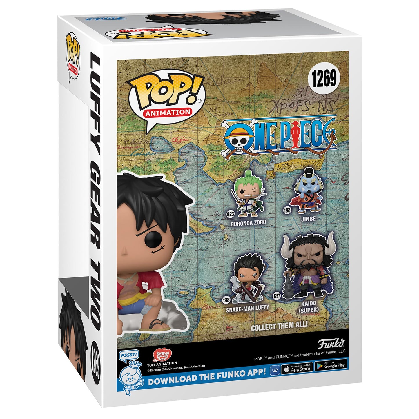 Funko Pop! Animation One Piece Luffy Gear Two - Special Edition Multicolor Exclusive Vinyl Figure #1269 - Common No Chase