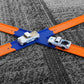 Hot Wheels Compatible Track Add-On Pack - Eco-Friendly Pla Plastic, Versatile Track Layout Pieces (Blue)