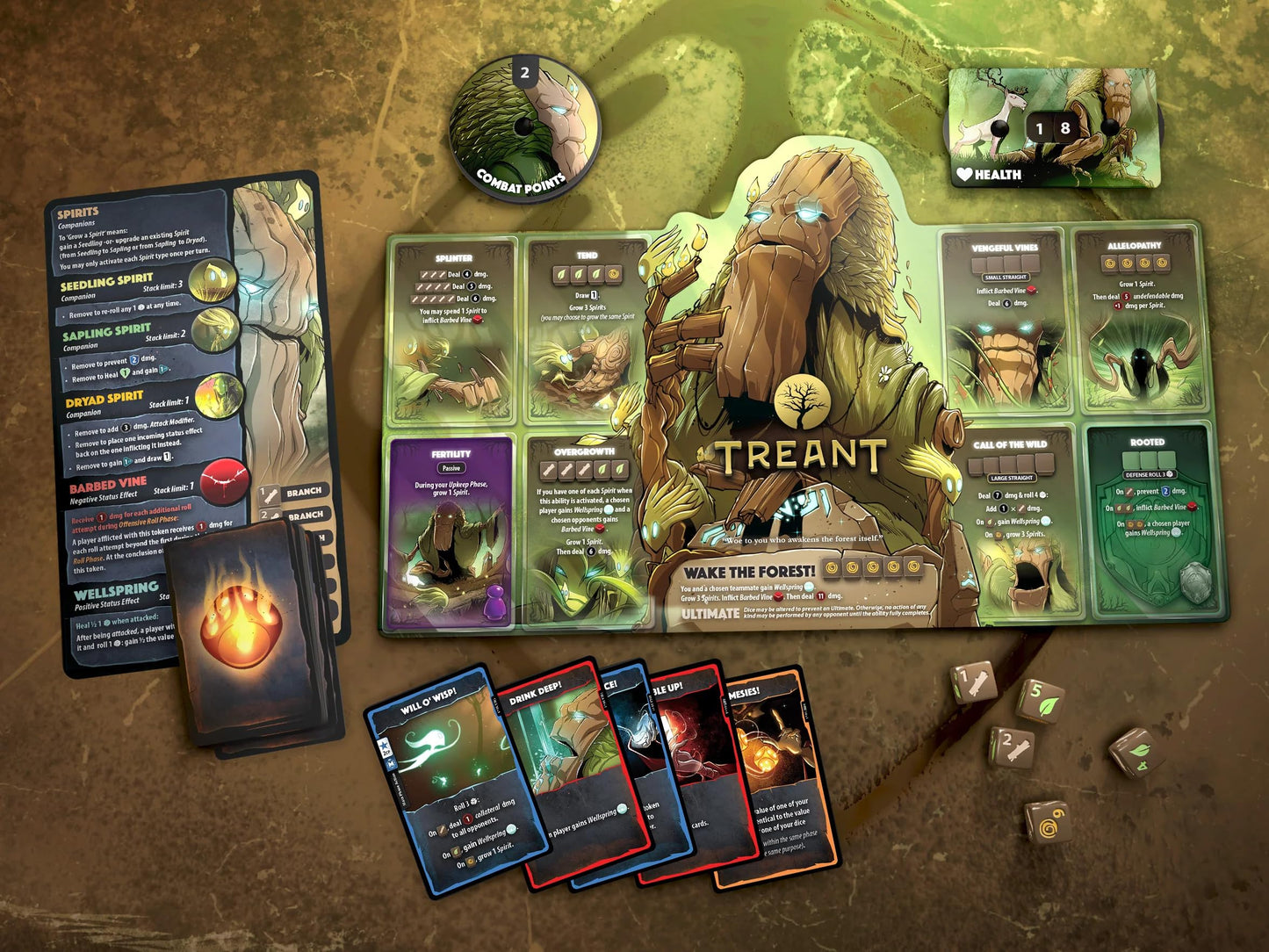 Dice Throne Season One - Box 4 - Treant Vs Ninja