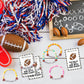 Zeyune 20 Set Football Bracelets Football Team Gifts Bulk for Women Men Stackable Clay Bead Adjustable Bracelets Inspirational S