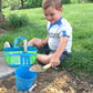 Tierra Garden Little Pals Kids Junior Garden Kit With Hand Trowel, Hand Fork, Gloves And Bucket. Blue/Green