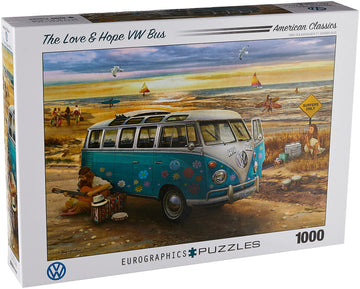Vw Love & Hope Bus 1000Pc Puzzle