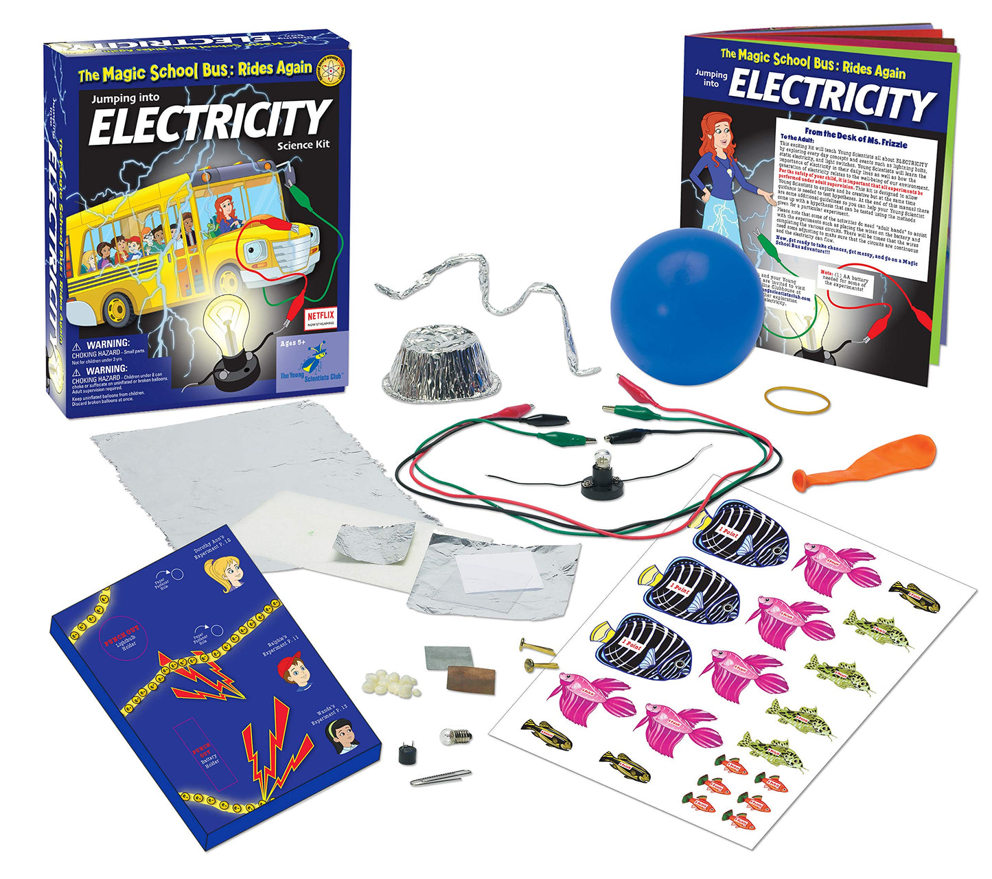 The Magic School Bus Rides Again: Jumping Into Electricity By Horizon Group Usa, Homeschool Stem Kits For Kids, Includes Educati