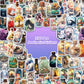 Aowdiao 100 Pcs Aesthetic Stickers Cute Vinyl Stickers Pack For Water Bottles Laptop Phone