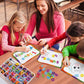 Coogam Magnetic Letters 234 Pcs, Uppercase Lowercase Foam Alphabet Abc Fridge Magnets, Educational Toy Set For Classroom Kids Learning Spelling With Magnetic Board And Storage Box