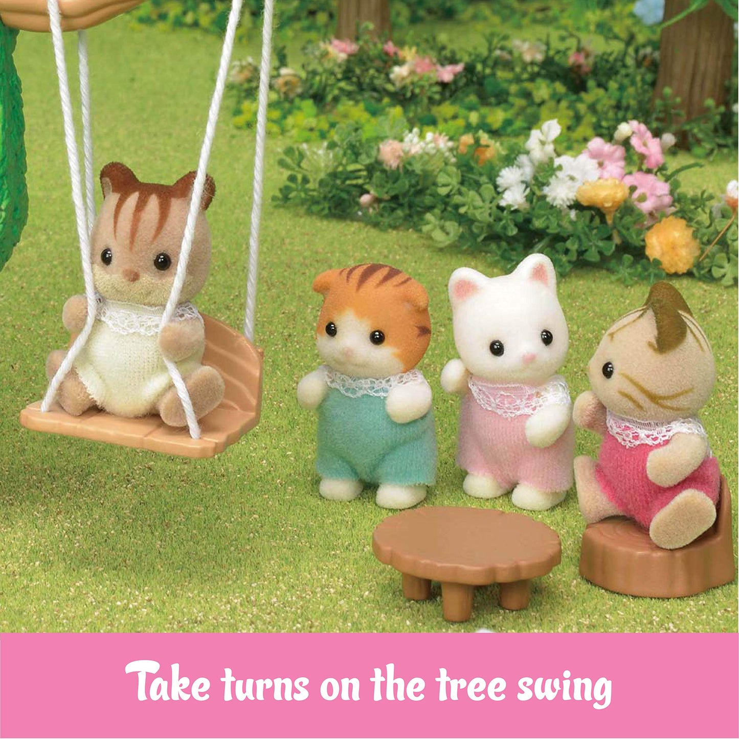 Calico Critters Baby Tree House Playset - Green, One Size, Plastic, Model CC1791