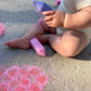 Urban Infant Non-Toxic Sidewalk Chalk for Toddlers and Kids - Washable Outdoor Jumbo Chalk - Berry Land