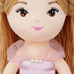 June Garden 30" XL Princess Seraphina Rag Doll - Adorable Soft Stuffed Doll for Girls in Pink Dress