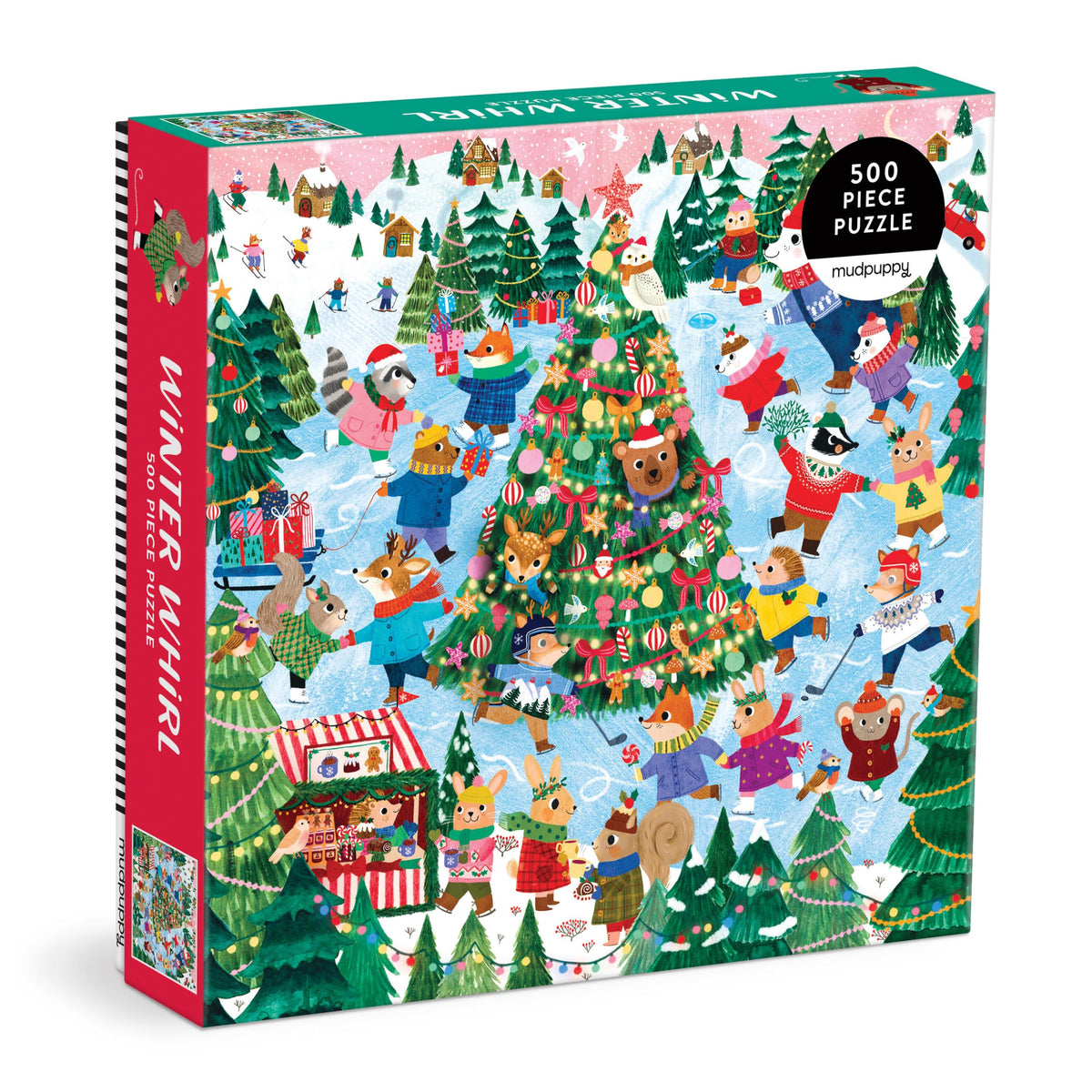 Winter Whirl 500 Piece Family Puzzle