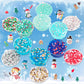 Lawoho Build A Snowman Kit With Clear Slime & Air Dry Clay For Kids, Christmas Crafts For Kids, Slime Kit For Kids, Christmas Gifts For Kids, Stocking Stuffers For Kids Christmas Crafts Snowman Kit