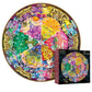 Antelope - 1000 Piece Mandala Puzzle For Adults, Gem Mandala Jigsaw Puzzles 1000 Pieces,1000 Piece Round Puzzles, Butterfly Puzzles, High Resolution, Matte Finish, Smooth Edging, No Dust