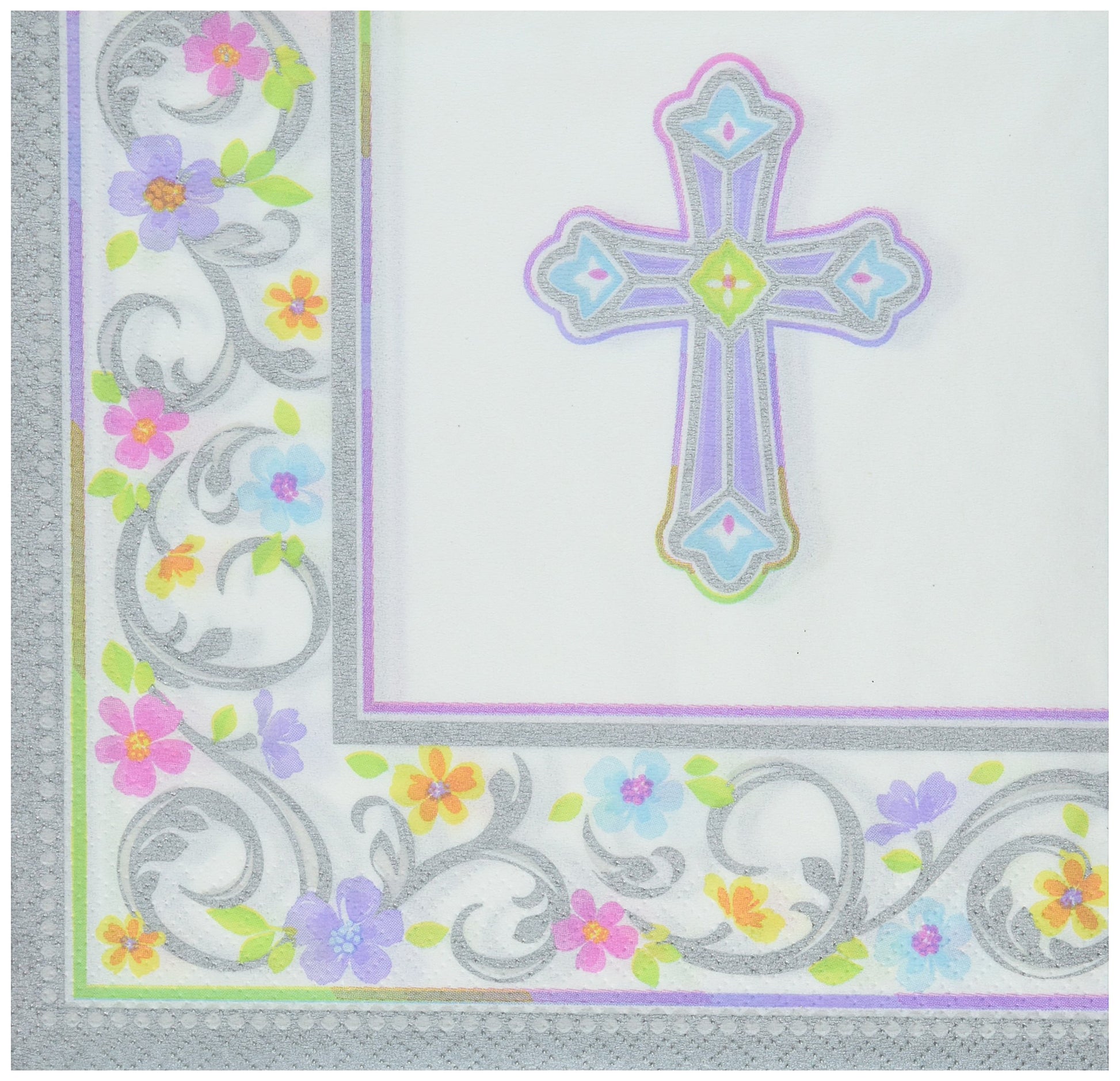 Amscan First Communion Blessed Day Luncheon Napkins, 36 Count Party Supplies