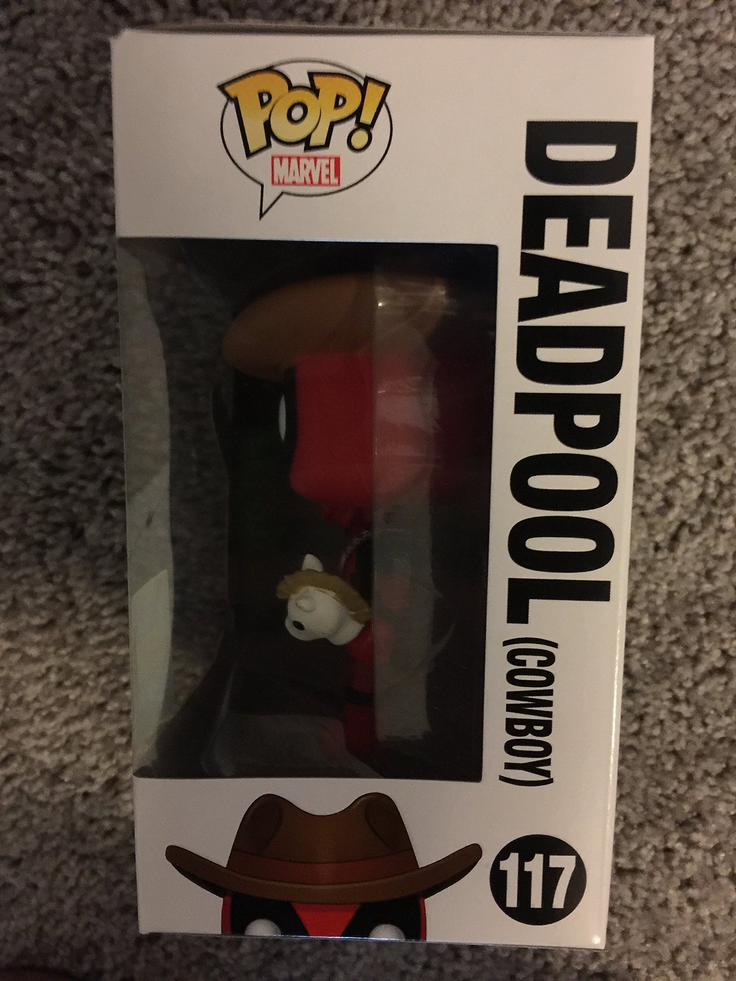 Funko Pop Vinyl Figure - Deadpool Cowboy Edition - Model 7493 - Standard Size - Plastic Material - Standard Color
