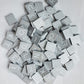 Planet Xpress Wood Scrabble Tiles Set 100 Tiles ~ Game Replacement, Scrapbooking, Crafts, Messages, Etc. (Metallic Silver, 100 T