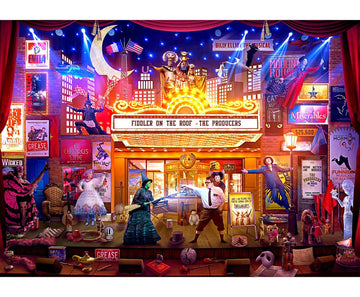 Broadway'S Best 1000-Piece Jigsaw Puzzle By Rachid Lotf | Fun Brain Teaser, Toys & Games For Kids And Adults | 28 X 20 Inches