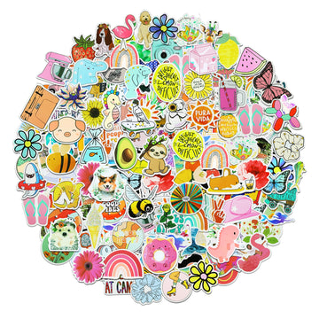 Eoaod 600Pcs Water Bottle Stickers For Kids, Cute Stickers For Water Bottles, Vinyl Waterproof Stickers Aesthetic Laptop Sticker